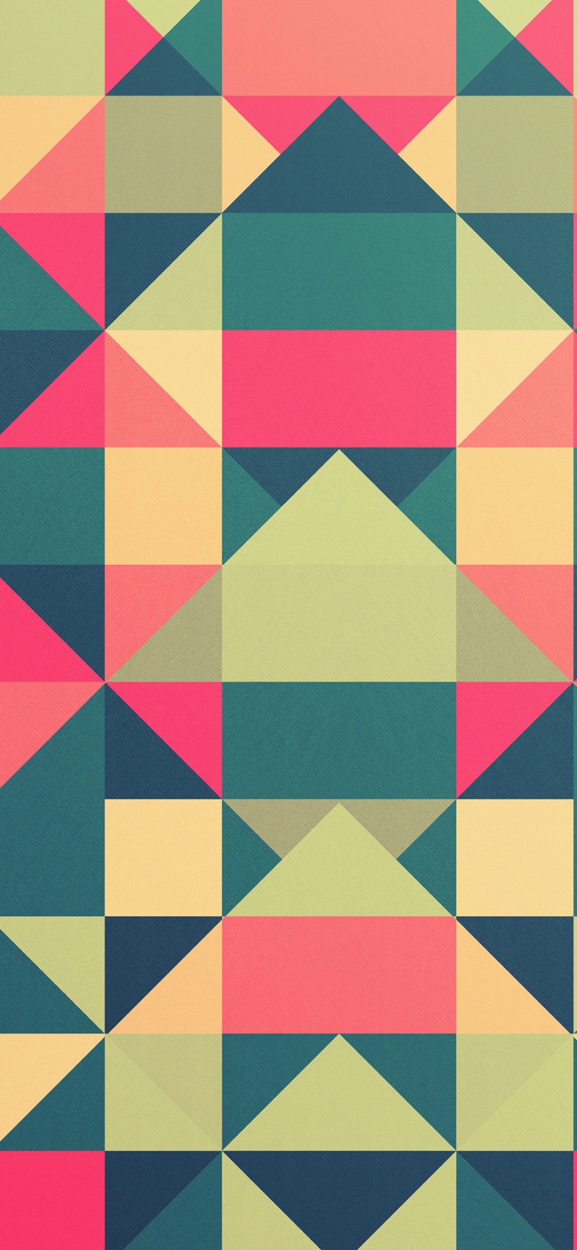 Triangulo, Rojo, Naranja, Morena, Rosa. Wallpaper in 1125x2436 Resolution