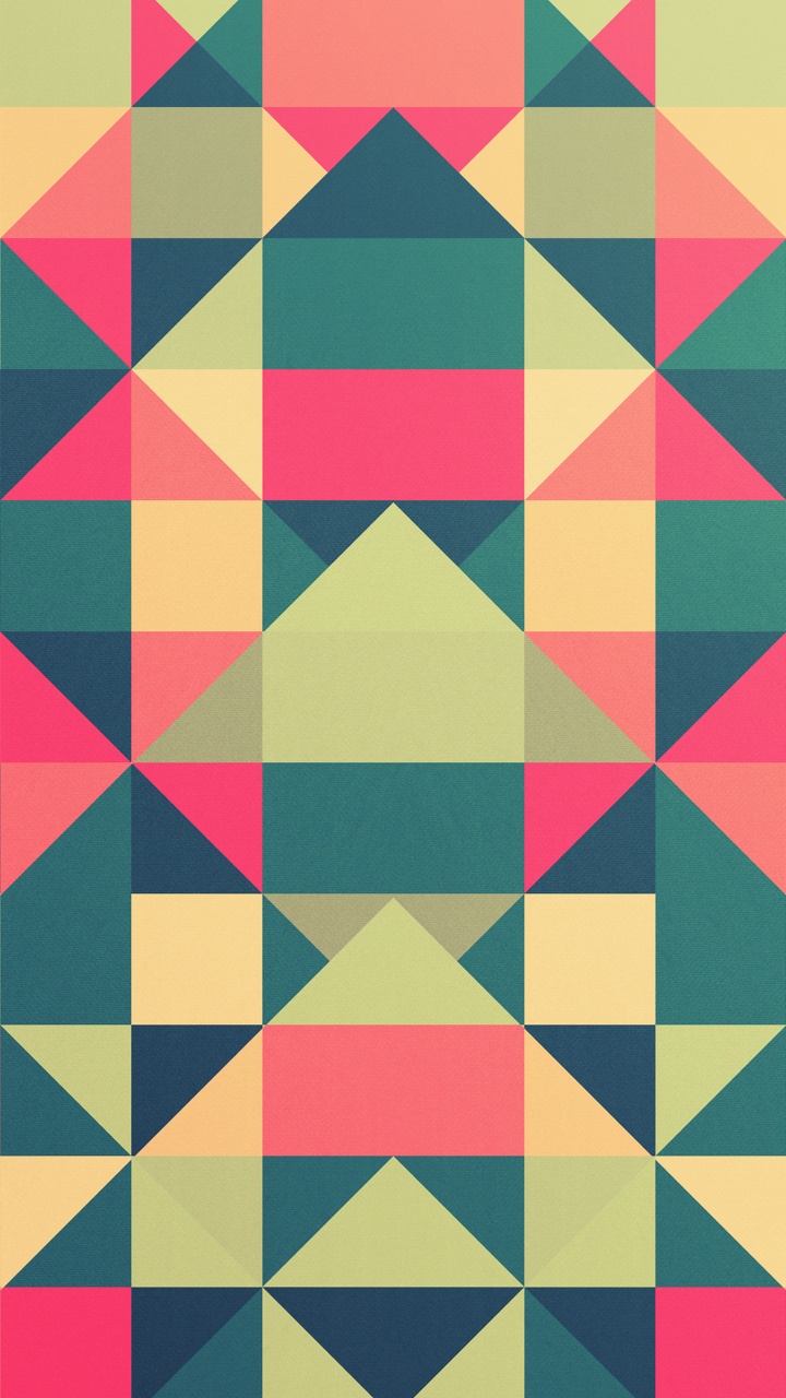 Triangulo, Rojo, Naranja, Morena, Rosa. Wallpaper in 720x1280 Resolution