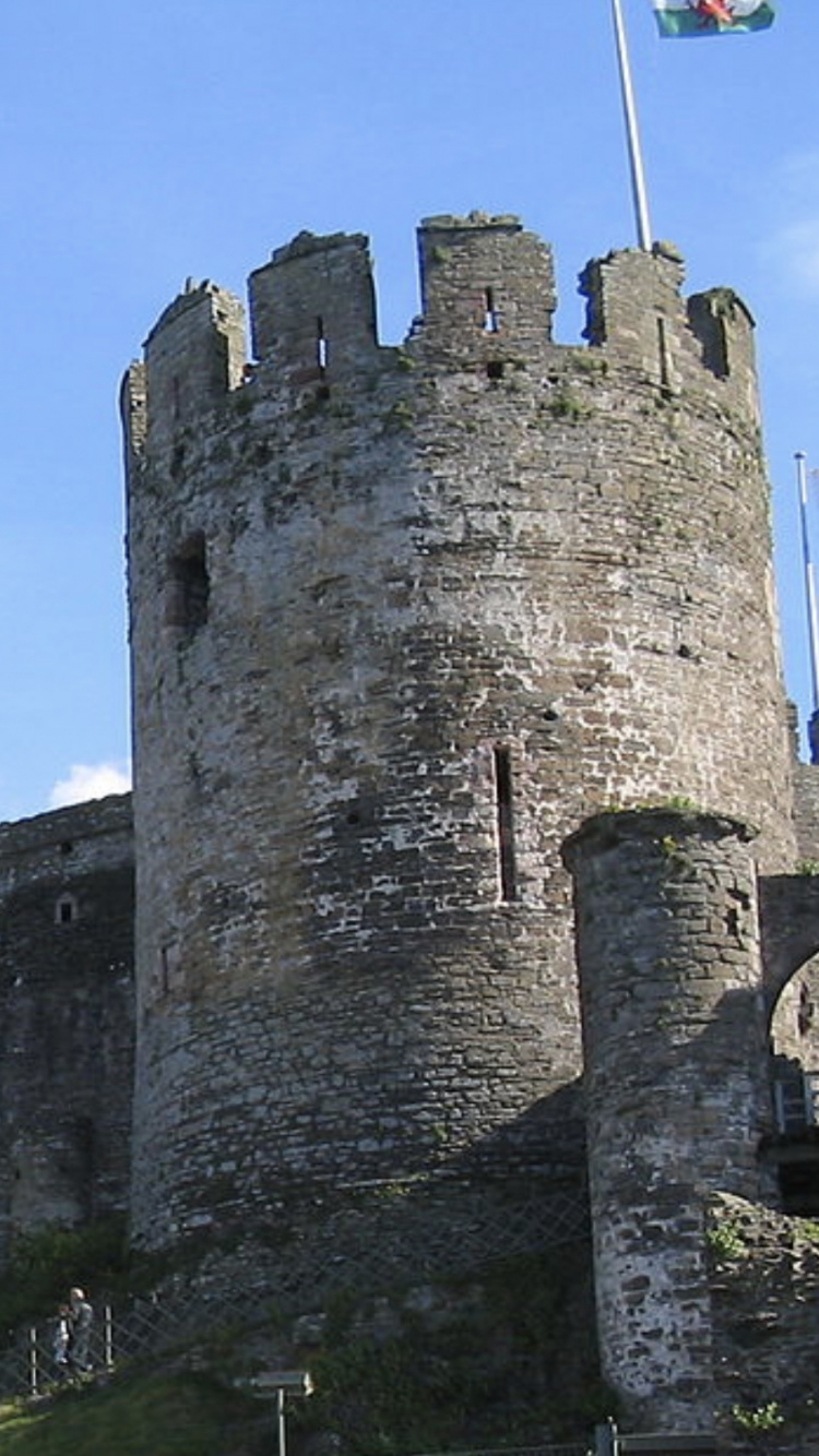 Brown Concrete Castle Under Blue Sky During Daytime. Wallpaper in 750x1334 Resolution