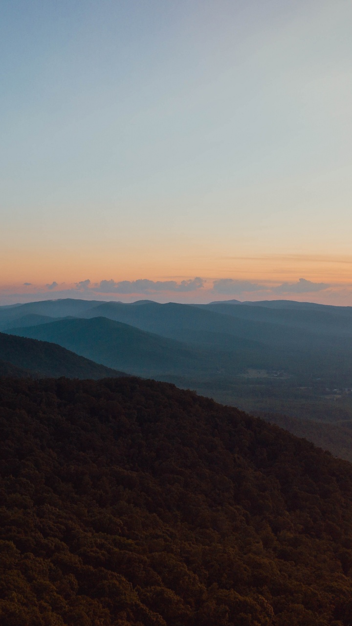 Cloud, Mountain, Ridge, Silhouette, Sky. Wallpaper in 720x1280 Resolution