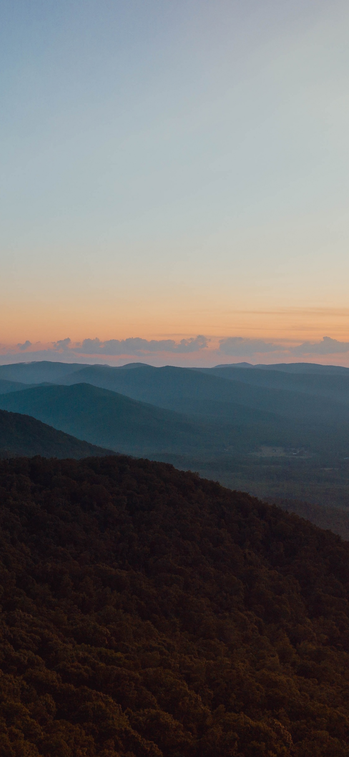 剪影, 天空, 高地, 气氛, 跌倒了 壁纸 1125x2436 允许
