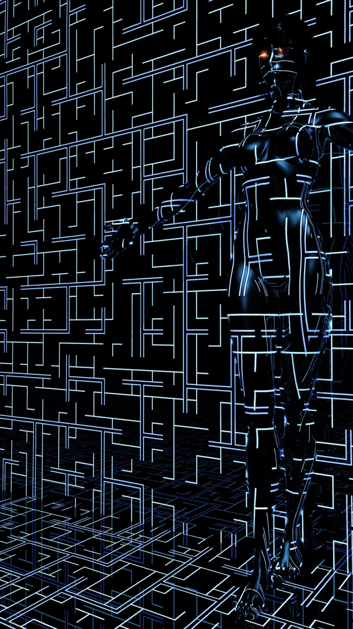 Hombre de Chaqueta Negra de Pie Sobre el Piso Blanco y Negro. Wallpaper in 720x1280 Resolution