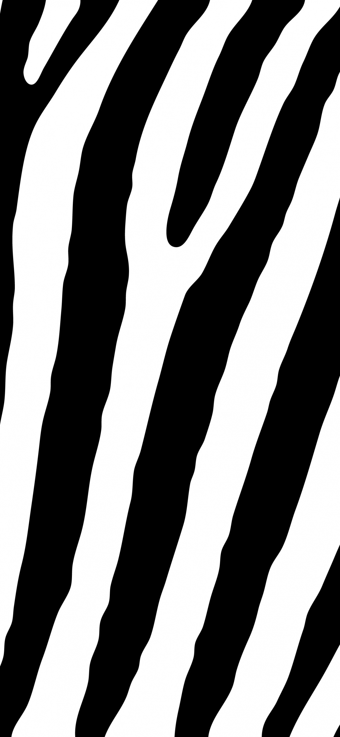 Ilustración de Rayas en Blanco y Negro. Wallpaper in 1125x2436 Resolution