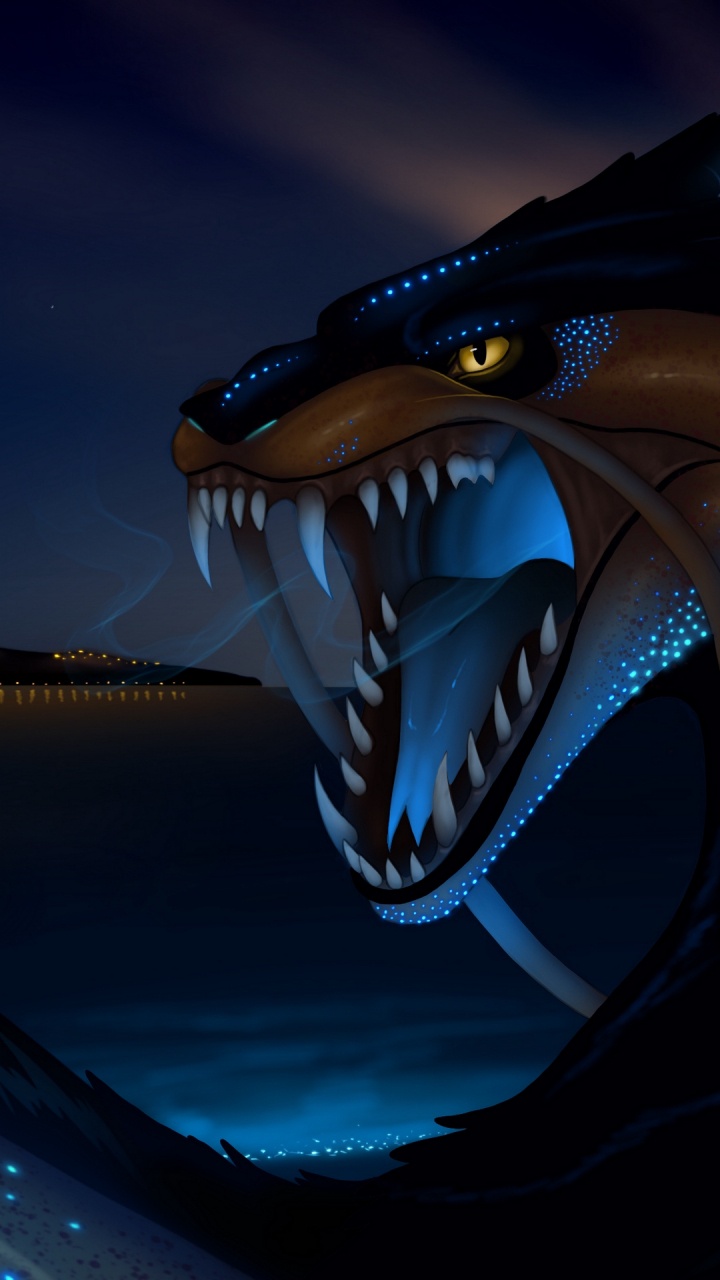 Dragon, Wisgoon - Social Network, European Dragon, Legendary Creature, Shark. Wallpaper in 720x1280 Resolution