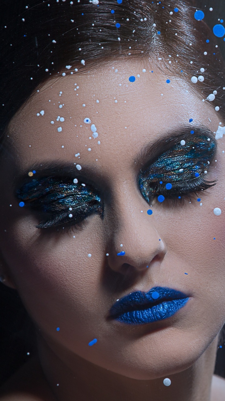 Face, Blue, Eau, Beauté, Tête. Wallpaper in 720x1280 Resolution