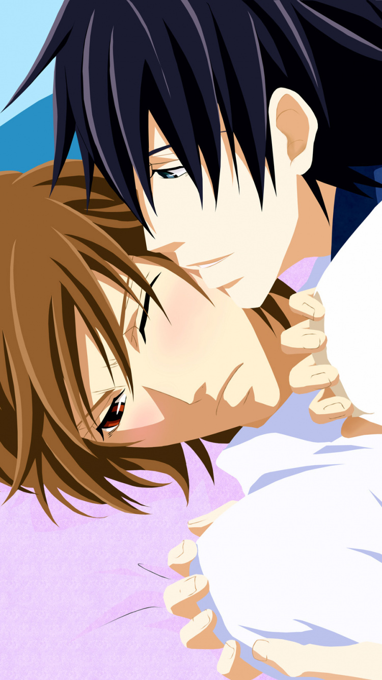 Personnage D'anime Masculin Aux Cheveux Noirs. Wallpaper in 750x1334 Resolution