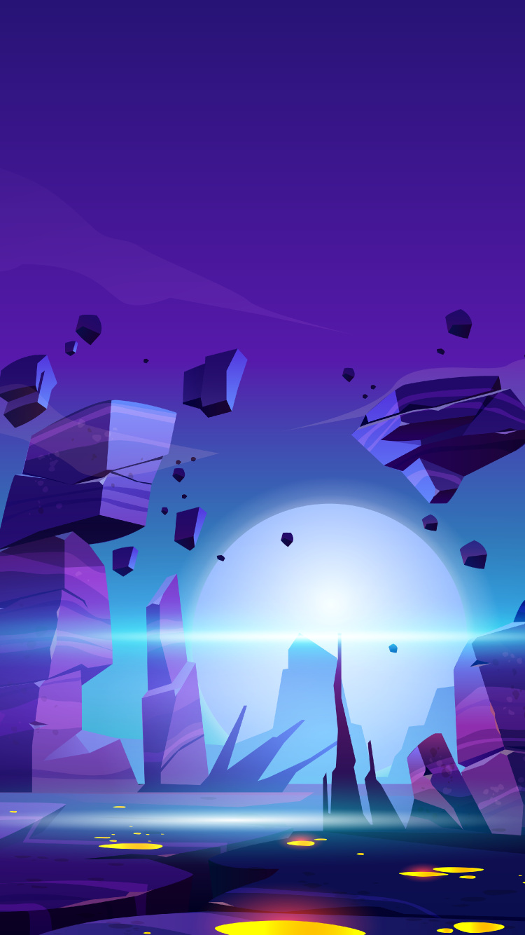 la Vie Extraterrestre, Illustration, Planète, Graphiques Vectoriels, Graphique. Wallpaper in 750x1334 Resolution