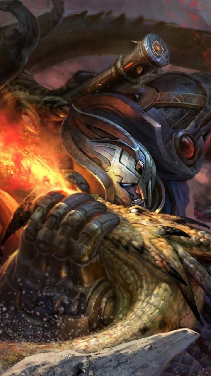 Dragon, Mythology, Mythical Creature, cg Artwork, pc Game. Wallpaper in 720x1280 Resolution