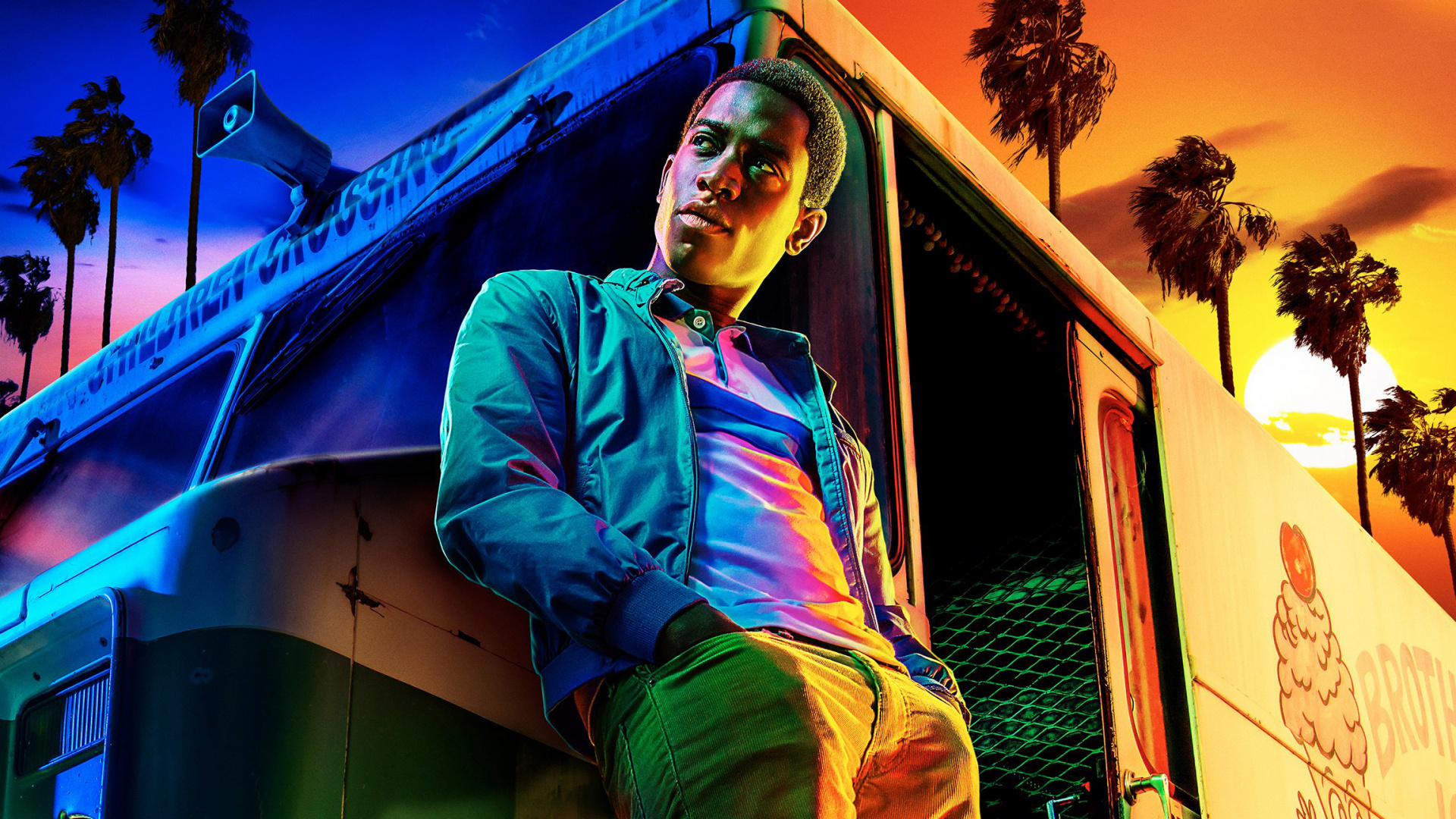 降雪 - 第 2 季, 绿色的, 黄色的, 红色的, 光 壁纸 1920x1080 允许