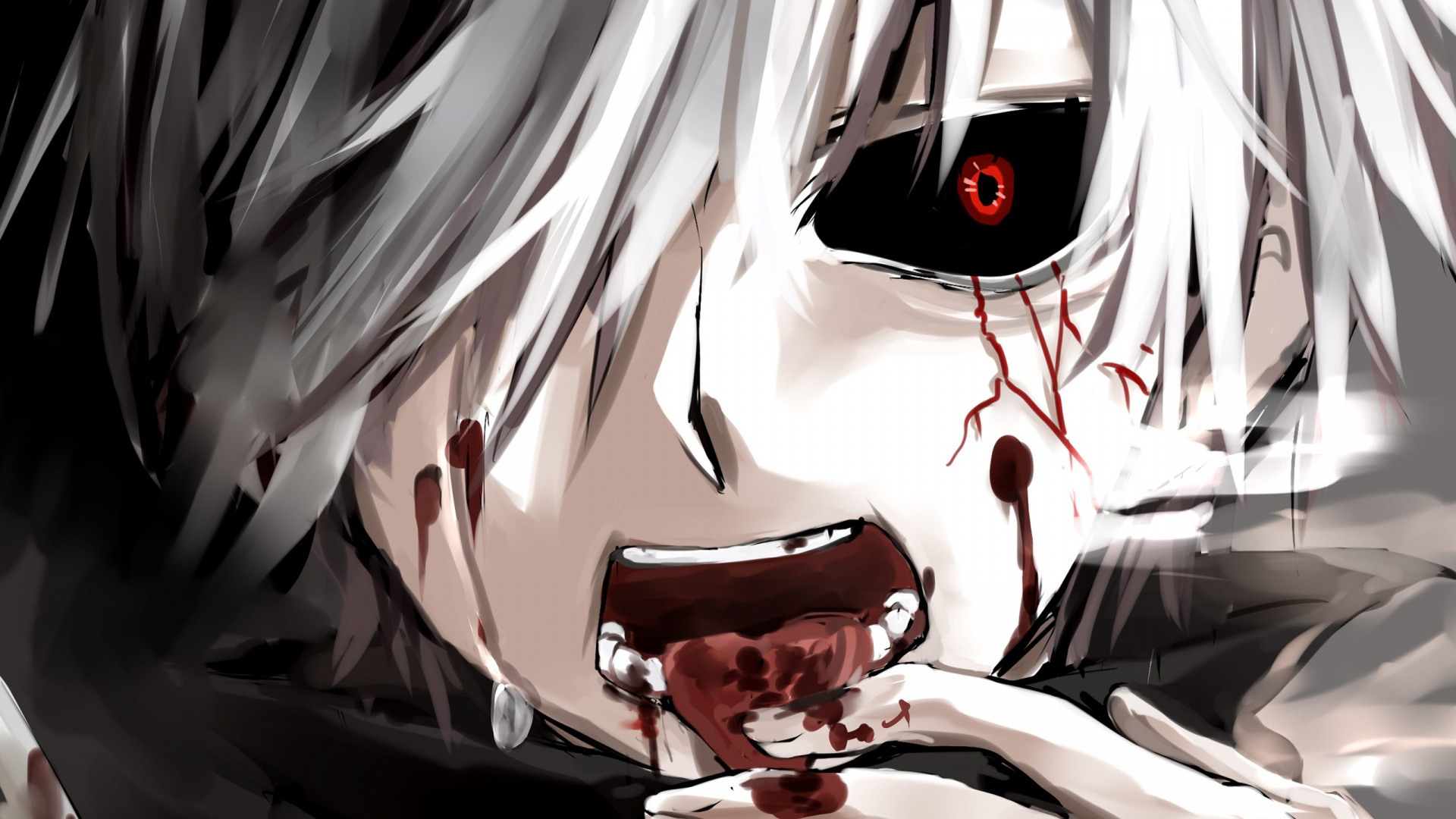 Personaje de Anime Masculino de Pelo Blanco. Wallpaper in 1920x1080 Resolution