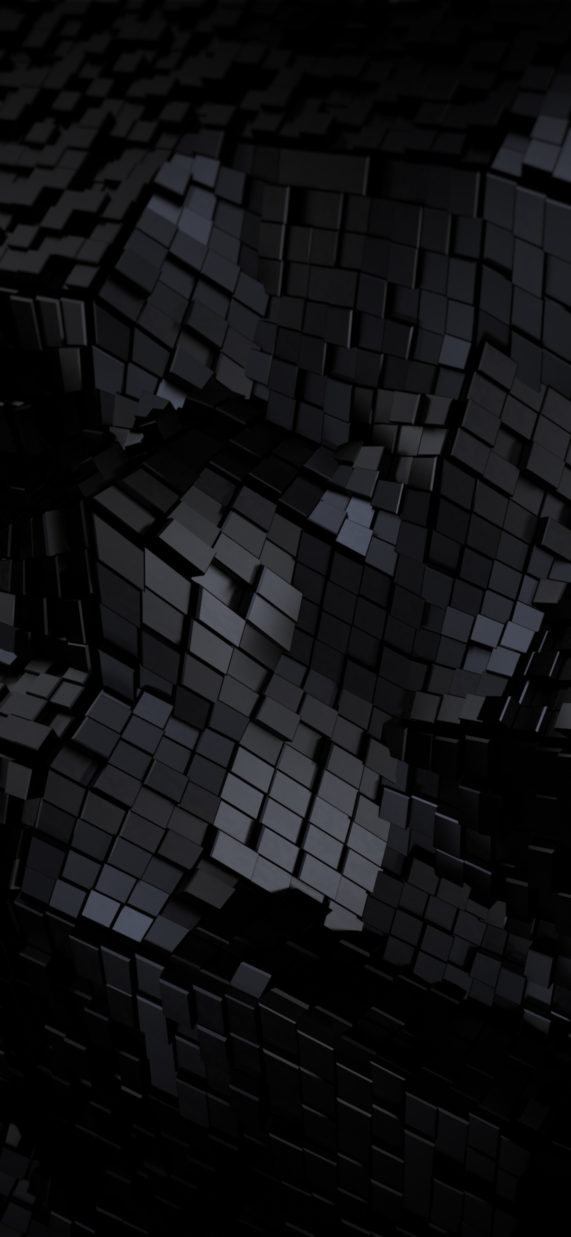 Razer Phone, Razer, Schwarze Zusammenfassung, Abstrakte Kunst, Monochrom. Wallpaper in 1125x2436 Resolution