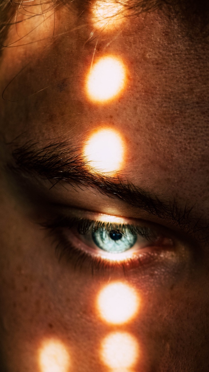 Personen Gesicht Mit Licht. Wallpaper in 720x1280 Resolution