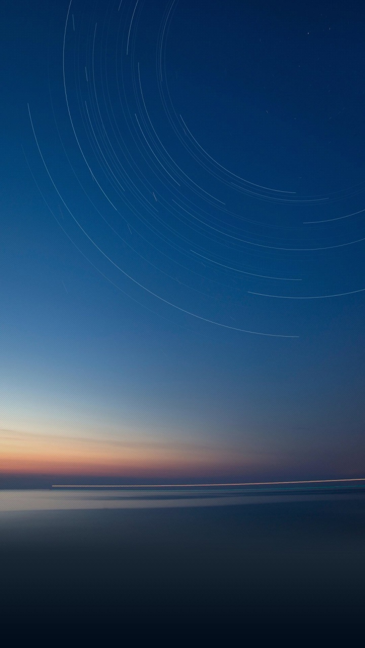 Smartphone, Android, Blau, Horizont, Atmosphäre. Wallpaper in 720x1280 Resolution