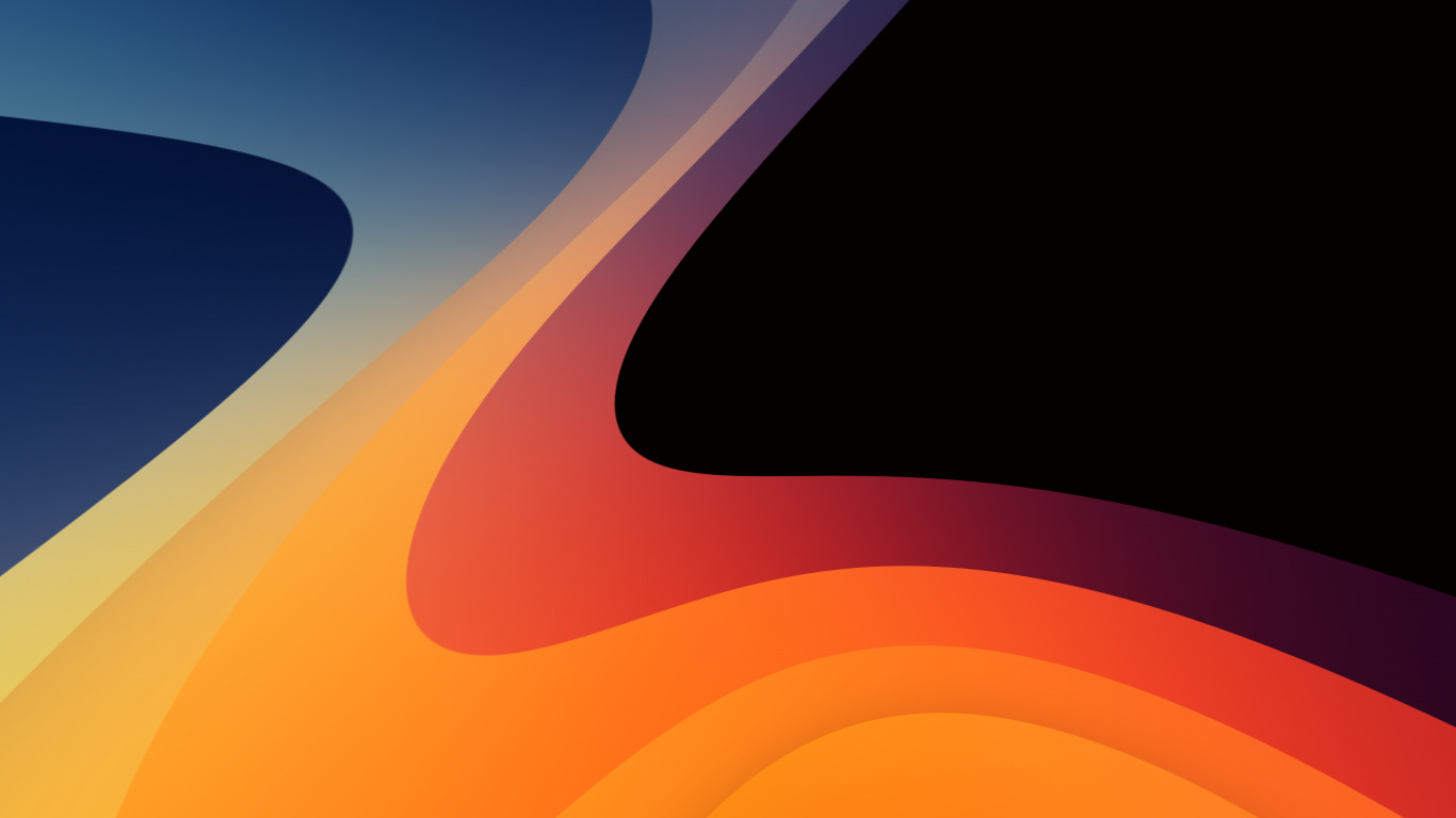 Orange, Geometry, Azure, Slope, Art. Wallpaper in 1366x768 Resolution