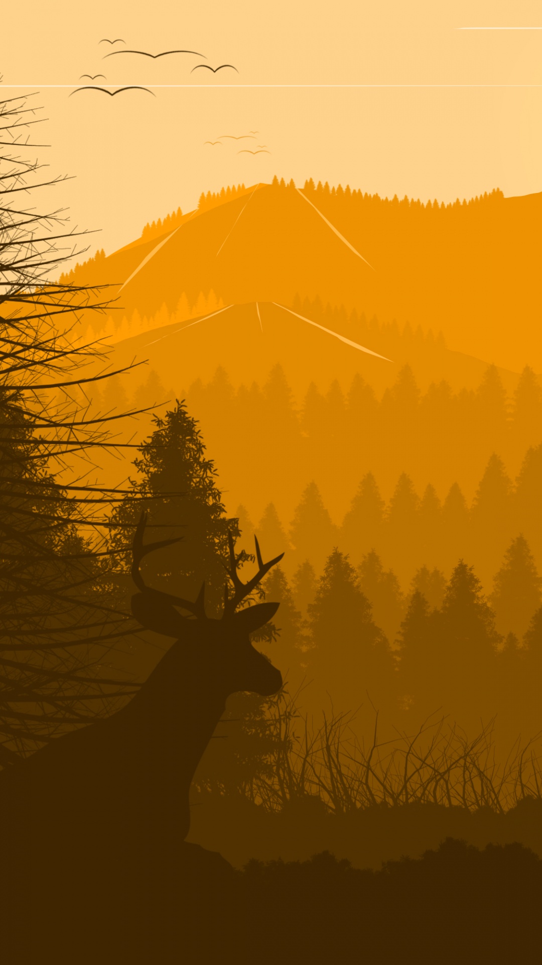 Arbres Verts et Montagnes Pendant la Journée. Wallpaper in 1080x1920 Resolution