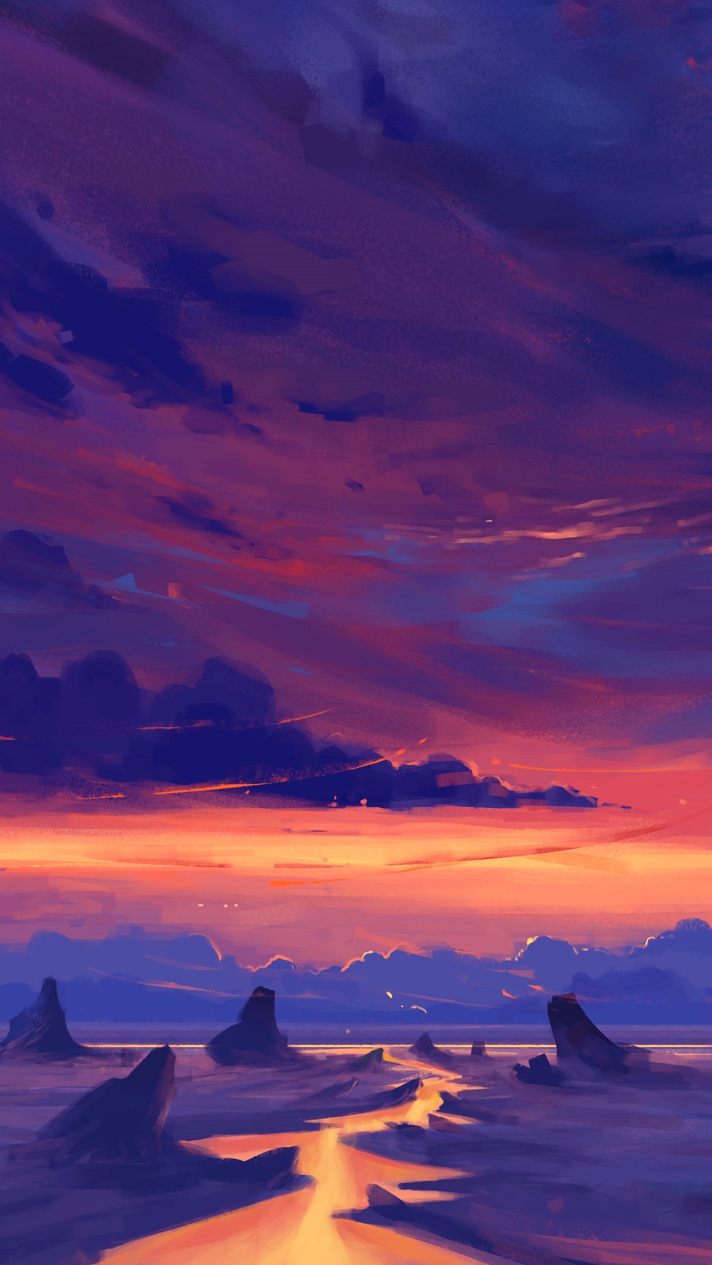 Téléphone Dystopique, la Dystopie, Art, Android, Atmosphère. Wallpaper in 1440x2560 Resolution