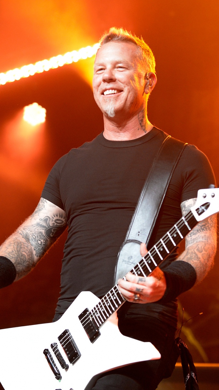 James Hetfield, Metallica, Guitariste, Instrument à Cordes, Guitare. Wallpaper in 720x1280 Resolution