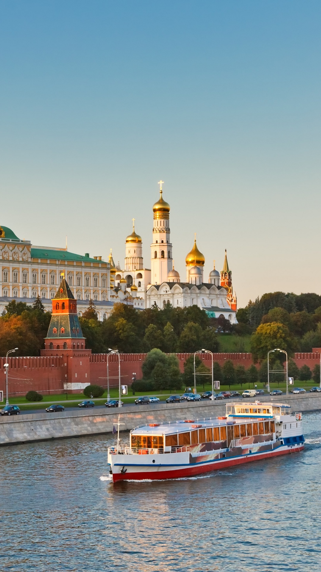 White and Red Boat on Sea Near City Buildings During Daytime. Wallpaper in 1080x1920 Resolution
