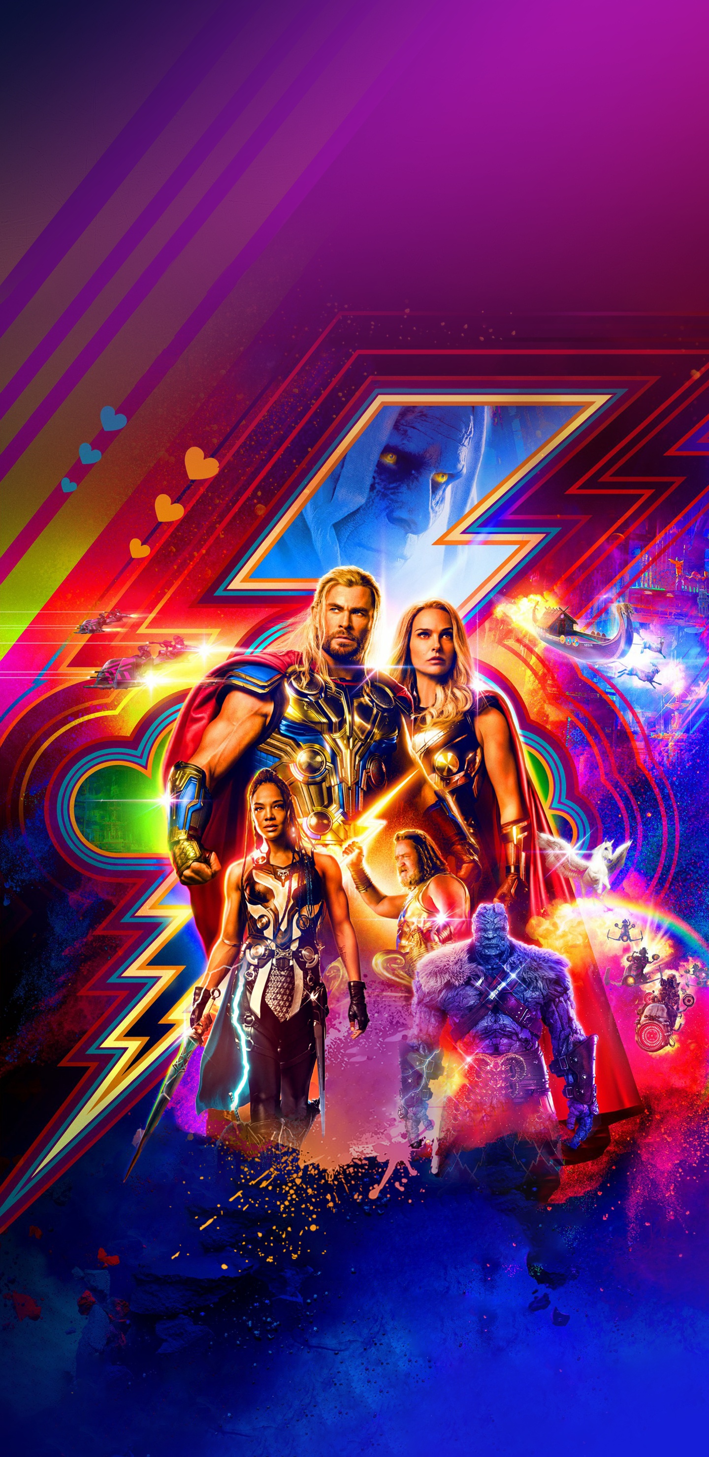 Gorr le Dieu Boucher, Jane Foster, Affiche, Les Studios Marvel, Marvel. Wallpaper in 1440x2960 Resolution