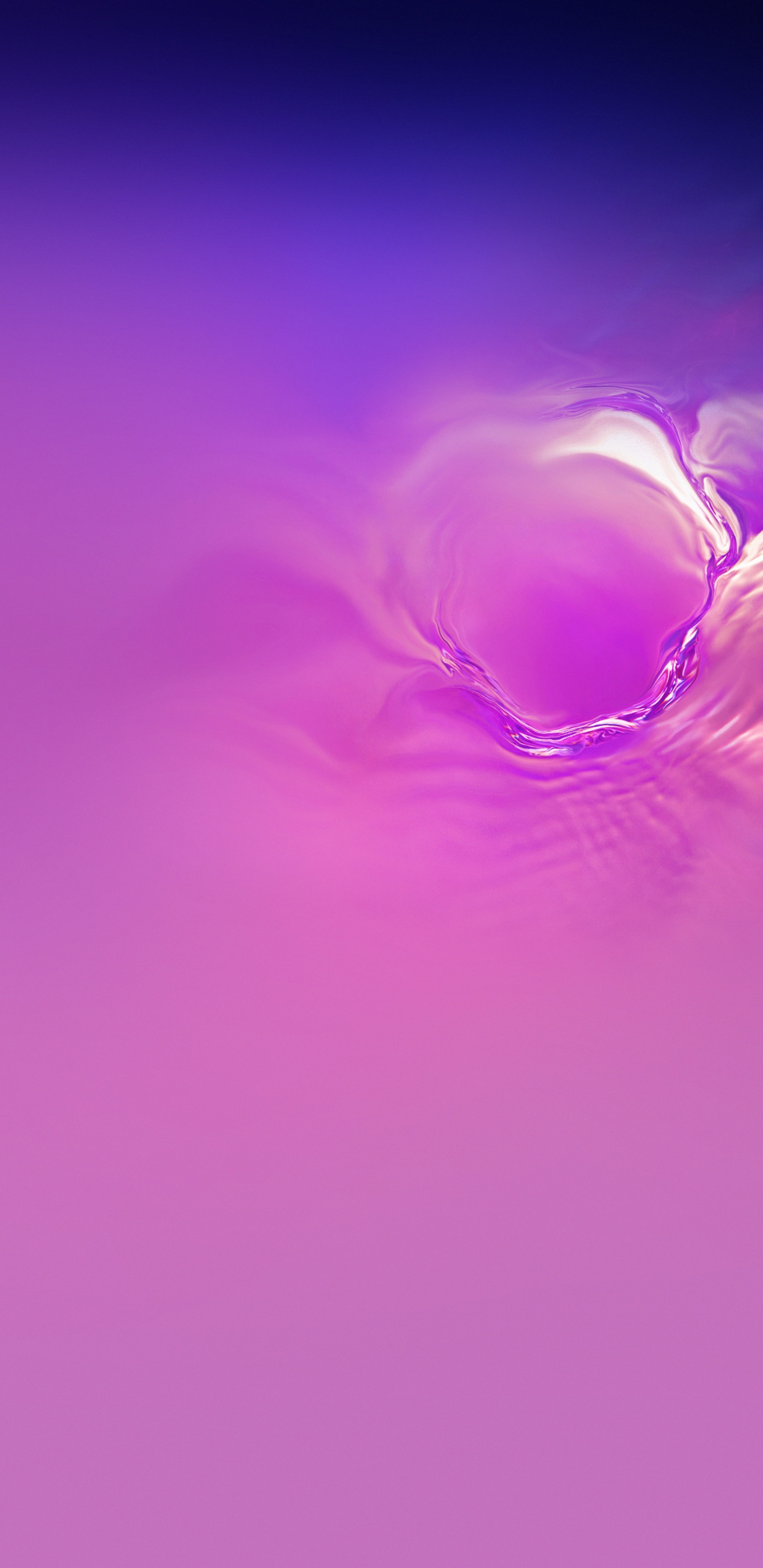 Illustration de Lumière Violette et Bleue. Wallpaper in 1440x2960 Resolution