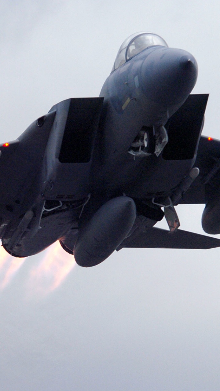 Black Jet Plane in Mid Air During Daytime. Wallpaper in 720x1280 Resolution