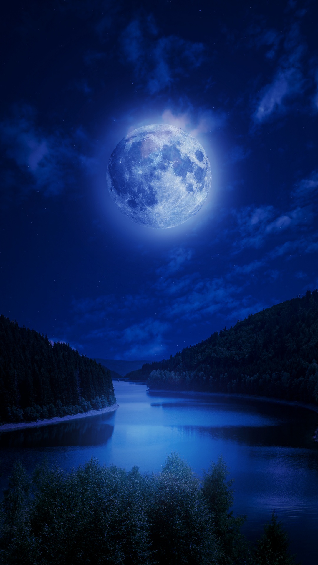 Nature, Eau, Atmosphère, Lumière, Blue. Wallpaper in 1080x1920 Resolution