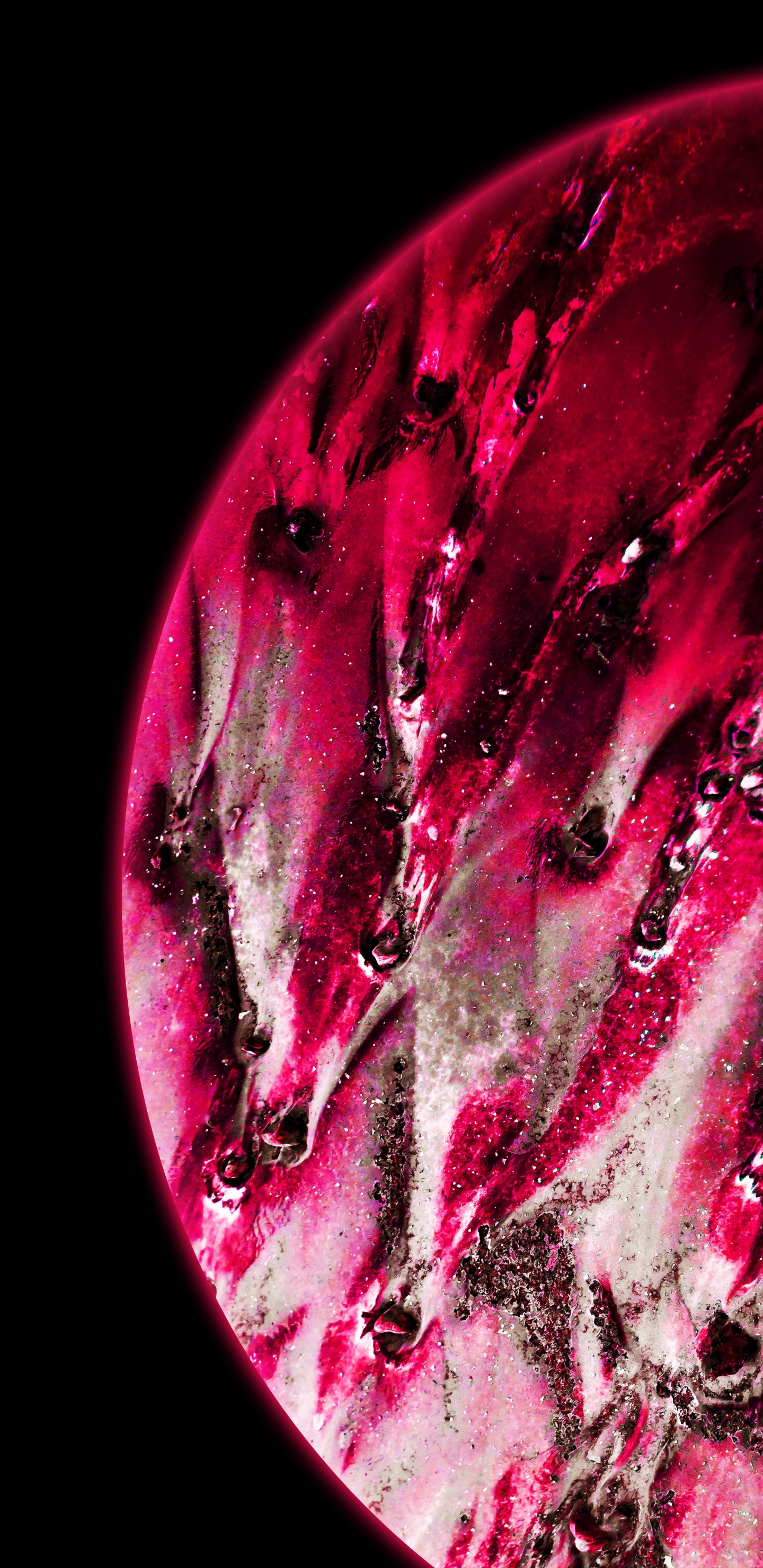 Liquid, Water, Automotive Lighting, Fluid, Pink. Wallpaper in 1440x2960 Resolution