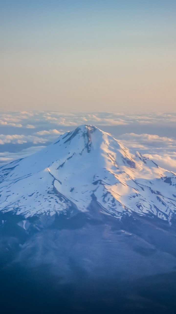 多山的地貌, 山脉, 成层, 气氛, 富士山 壁纸 720x1280 允许