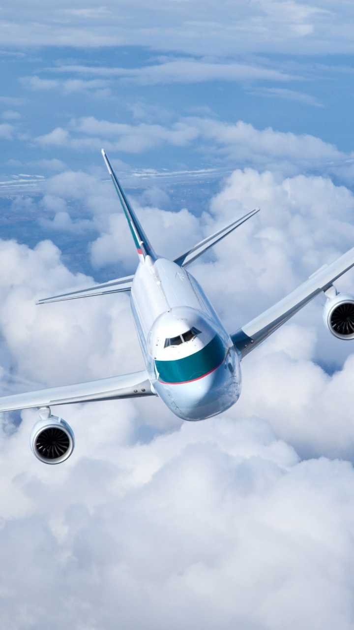 波音747, 航空公司, 客机, 空中旅行, 航空 壁纸 720x1280 允许