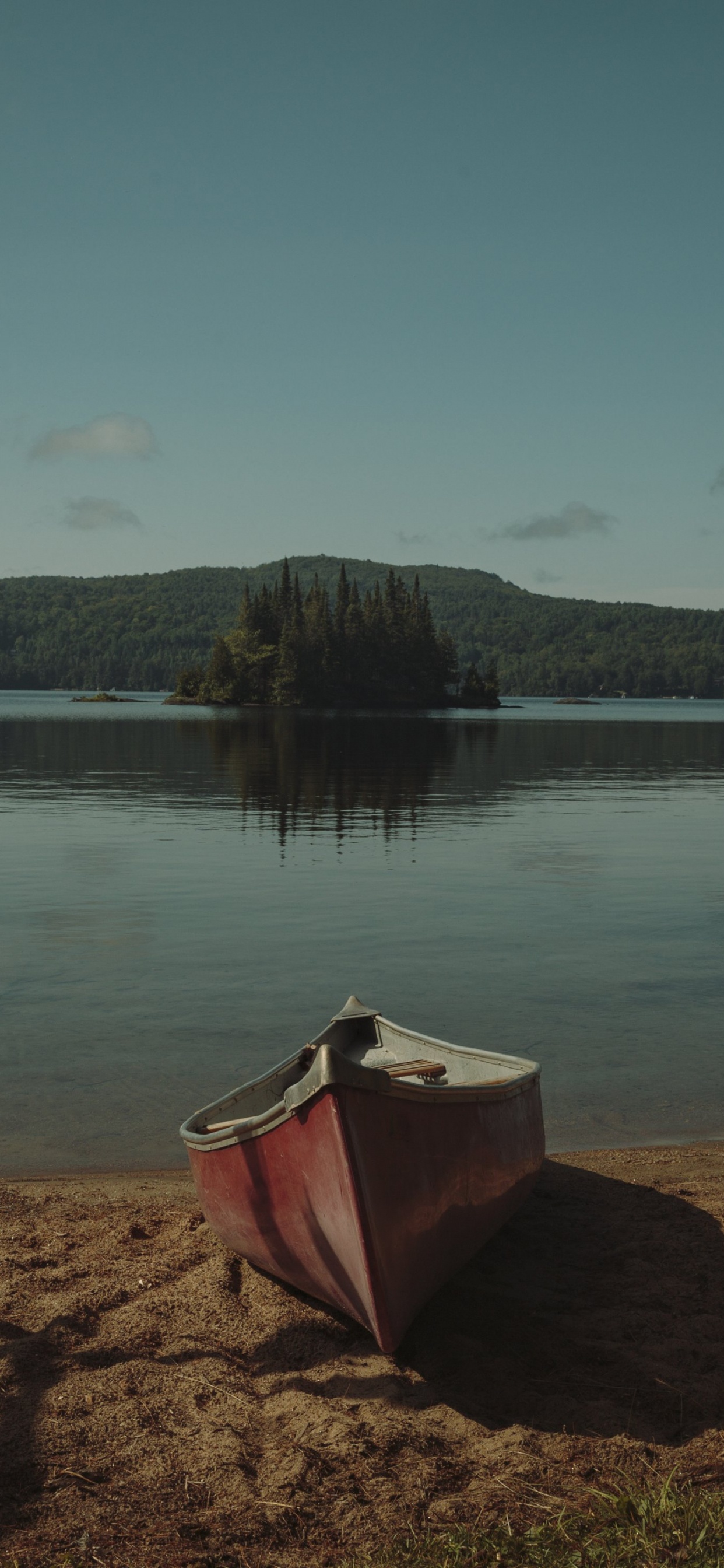 自然景观, 自然环境, 反射, 荒野, 独木舟 壁纸 1242x2688 允许