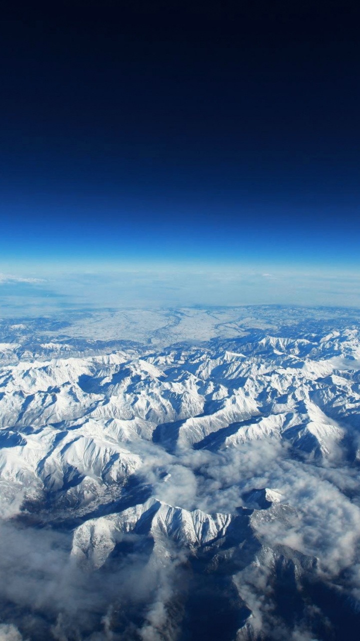 Pirineos en la Nieve, Pirineos, Alpes, Montaña, Nieve. Wallpaper in 720x1280 Resolution