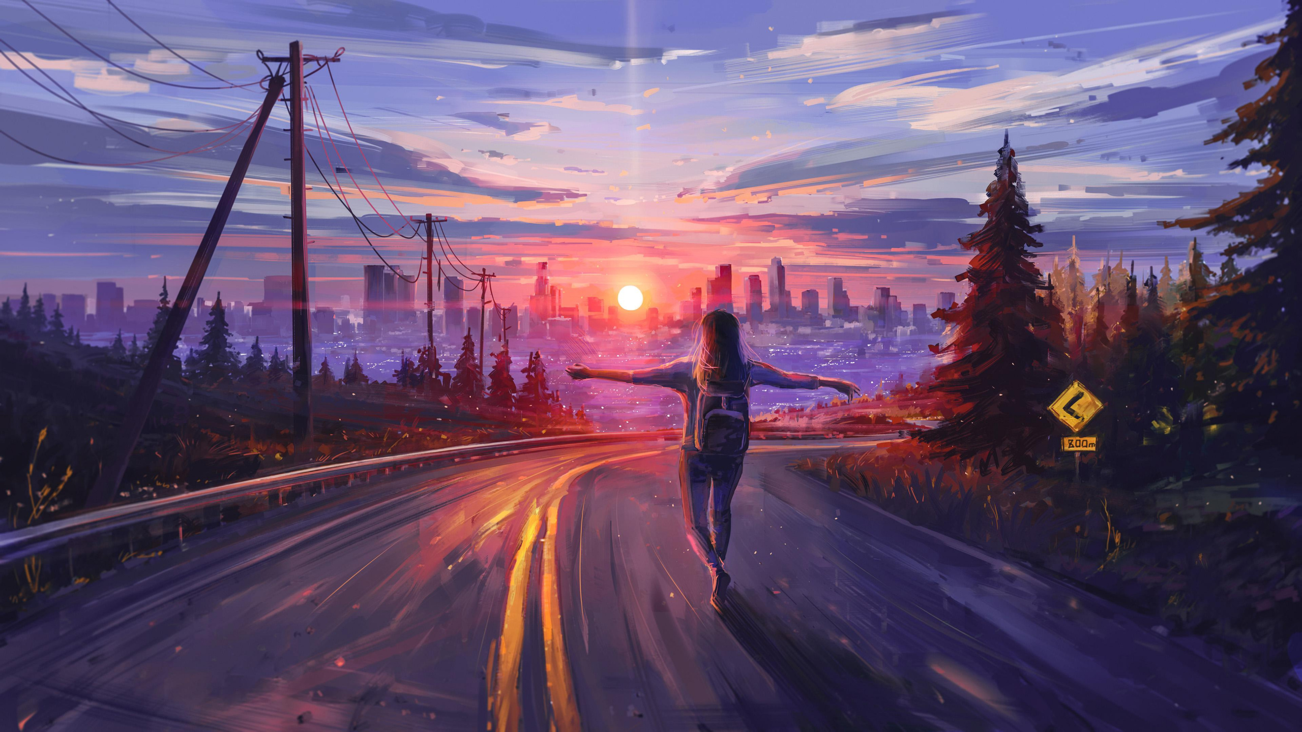 Saut Momentané, Spotify, ex Sona, Atmosphère, Lumière. Wallpaper in 2560x1440 Resolution