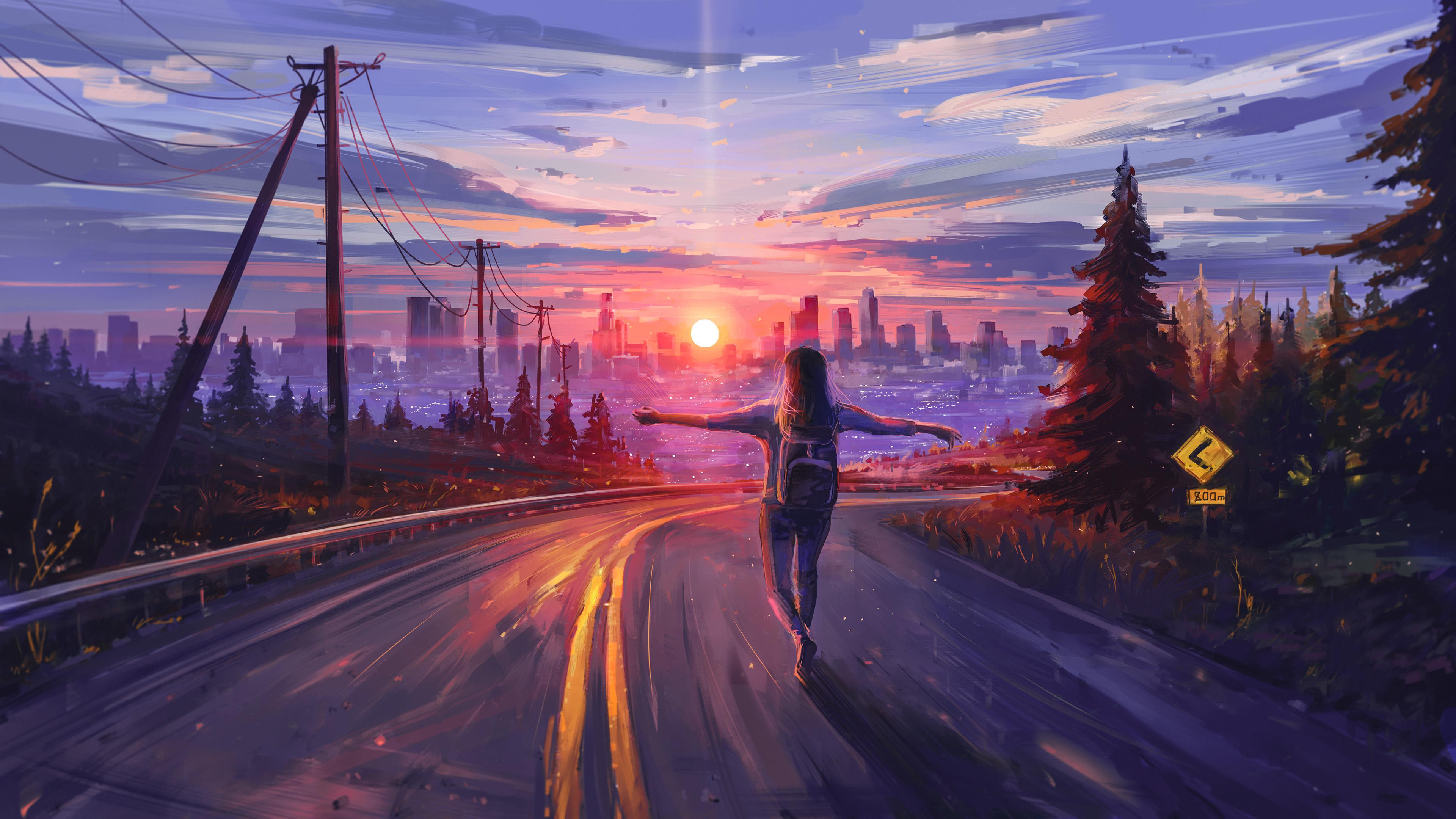 Saut Momentané, Spotify, ex Sona, Atmosphère, Lumière. Wallpaper in 3840x2160 Resolution