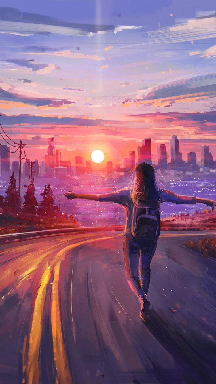 Saut Momentané, Spotify, ex Sona, Atmosphère, Lumière. Wallpaper in 750x1334 Resolution