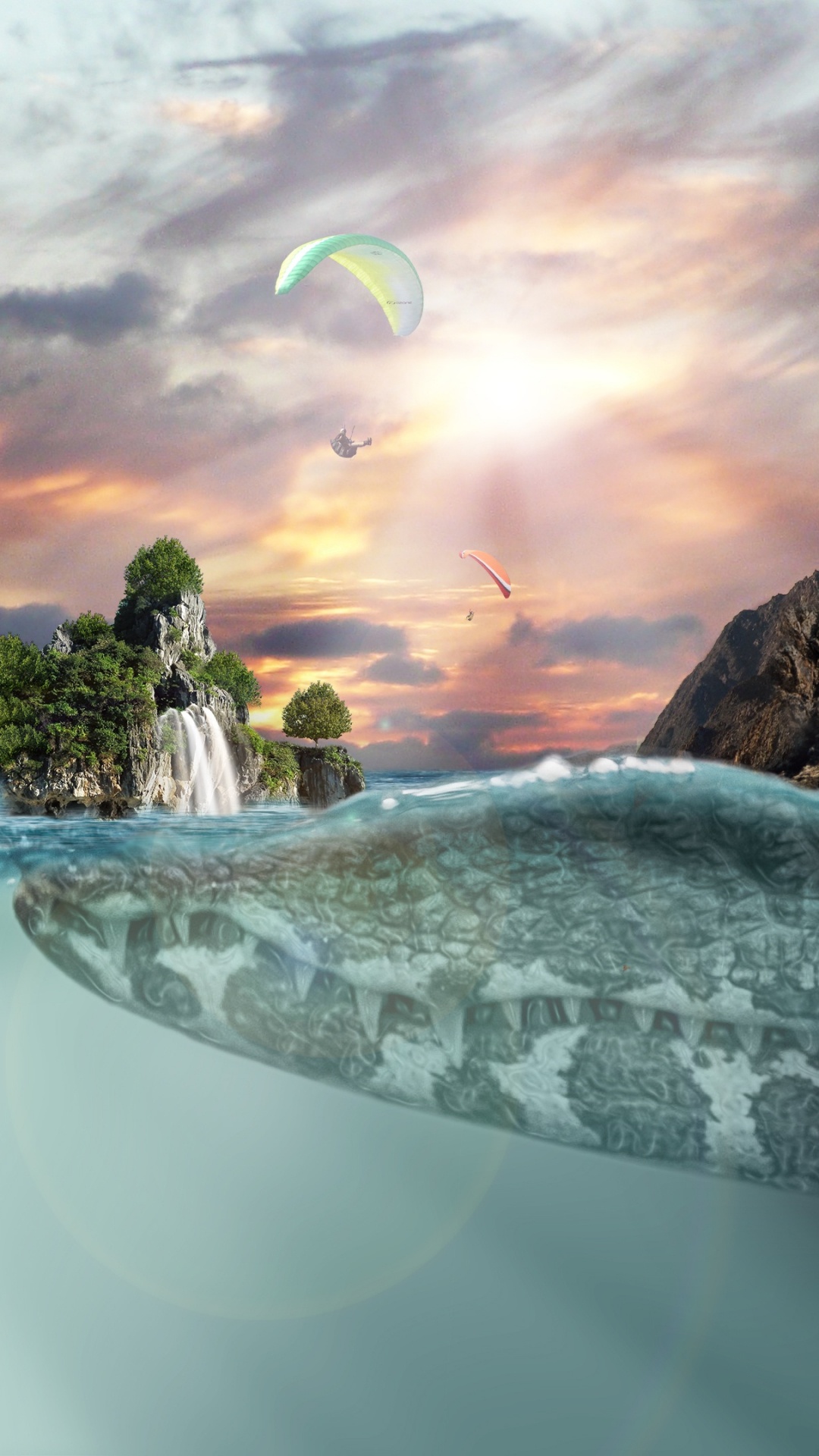 大海, 性质, 海洋, 热带地区, 反射 壁纸 1080x1920 允许