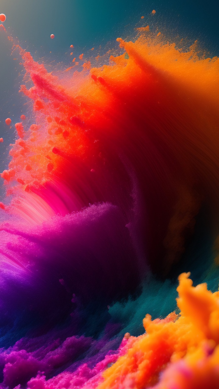 Light, Painting, Colored, Nature, Purple. Wallpaper in 720x1280 Resolution