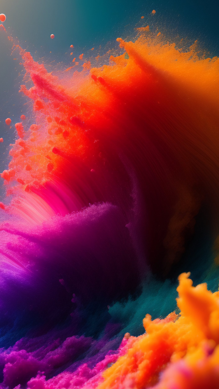 Lumière, Color, Nature, Purple, Orange. Wallpaper in 750x1334 Resolution