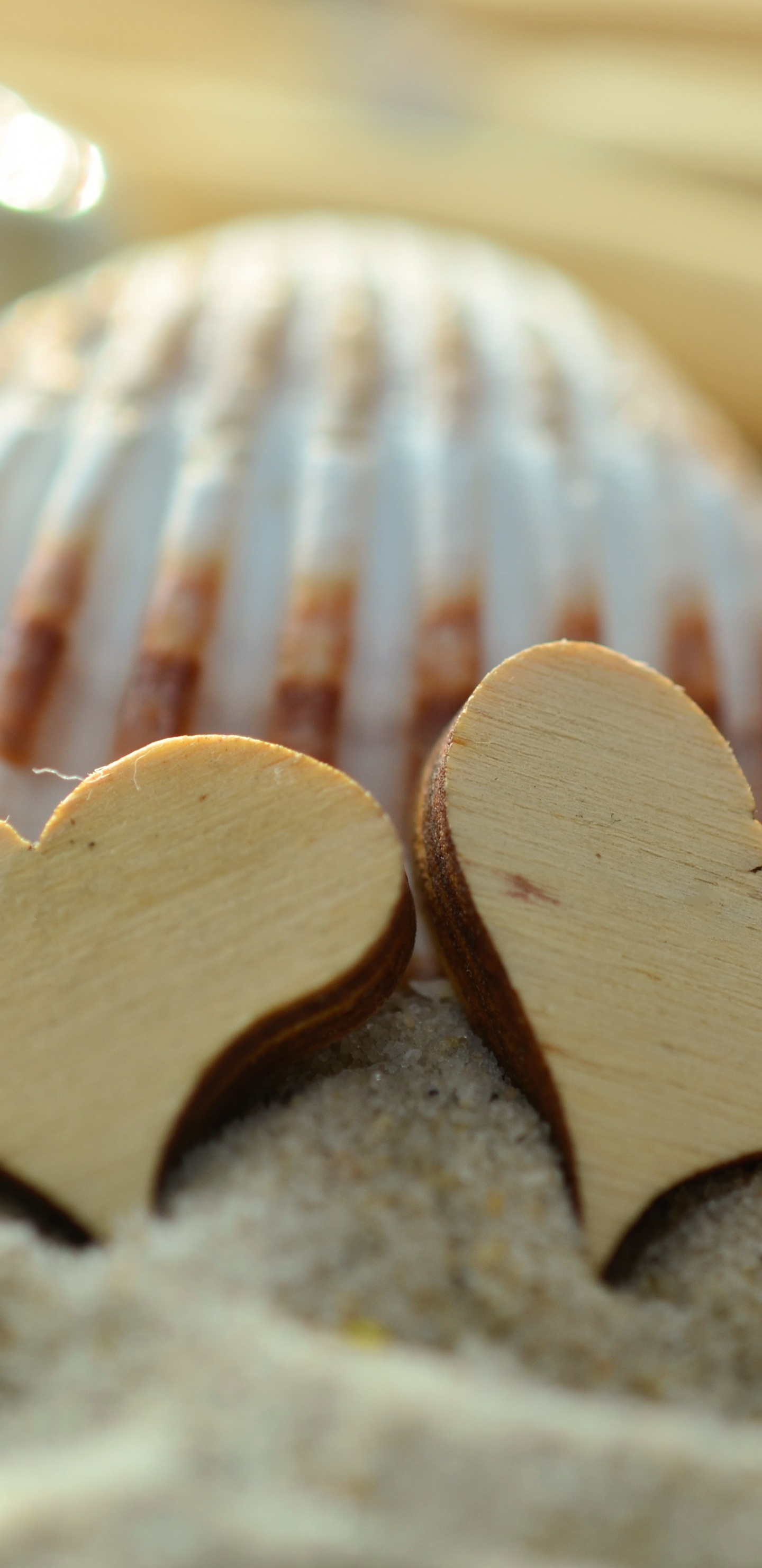 Sand, Cœur, Plage, Shell, Aliment. Wallpaper in 1440x2960 Resolution