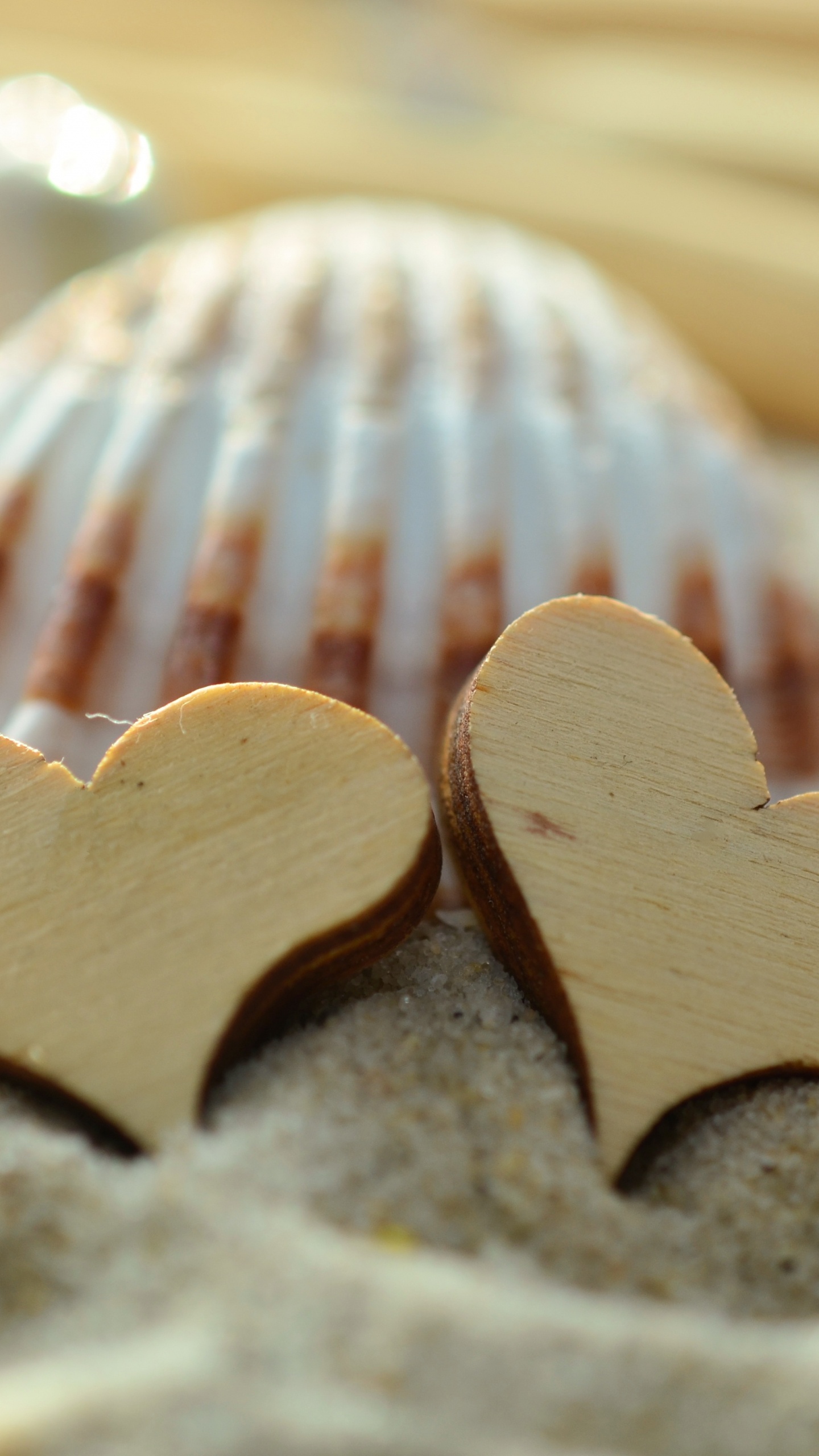 Sand, Herzen, Strand, Shell, Lebensmittel. Wallpaper in 1440x2560 Resolution