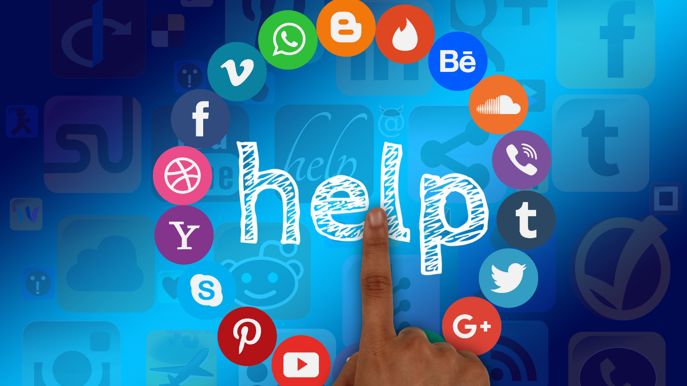 Persons Right Hand With Blue and White Background. Wallpaper in 1366x768 Resolution