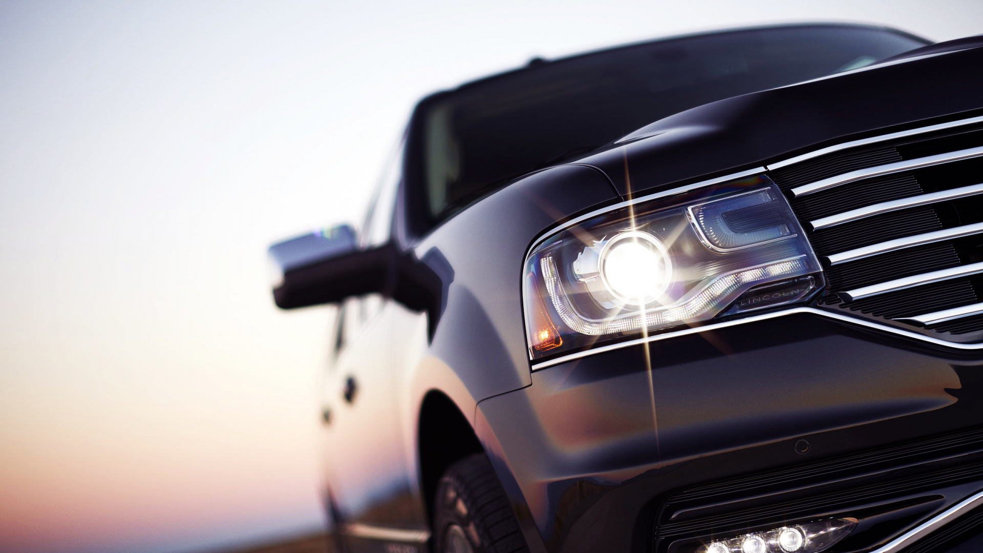 Black Car With White Background. Wallpaper in 1920x1080 Resolution