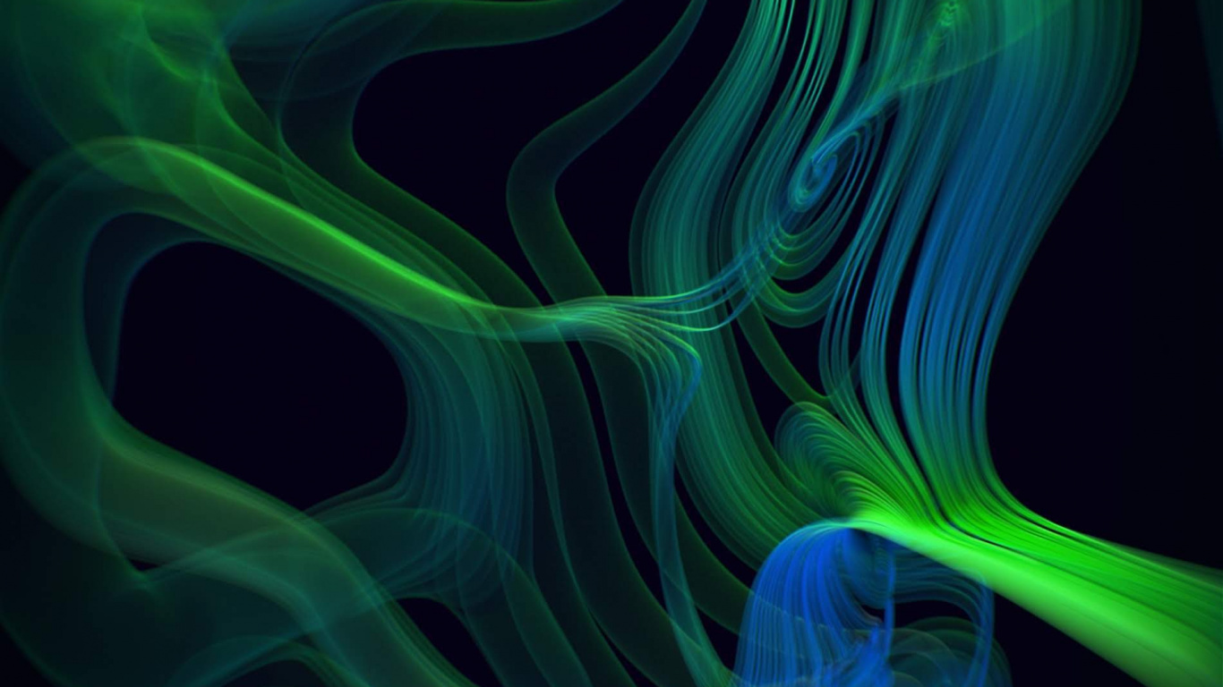 Razer, Razer Phone 2, Google Pixel, Blue, Green. Wallpaper in 1366x768 Resolution