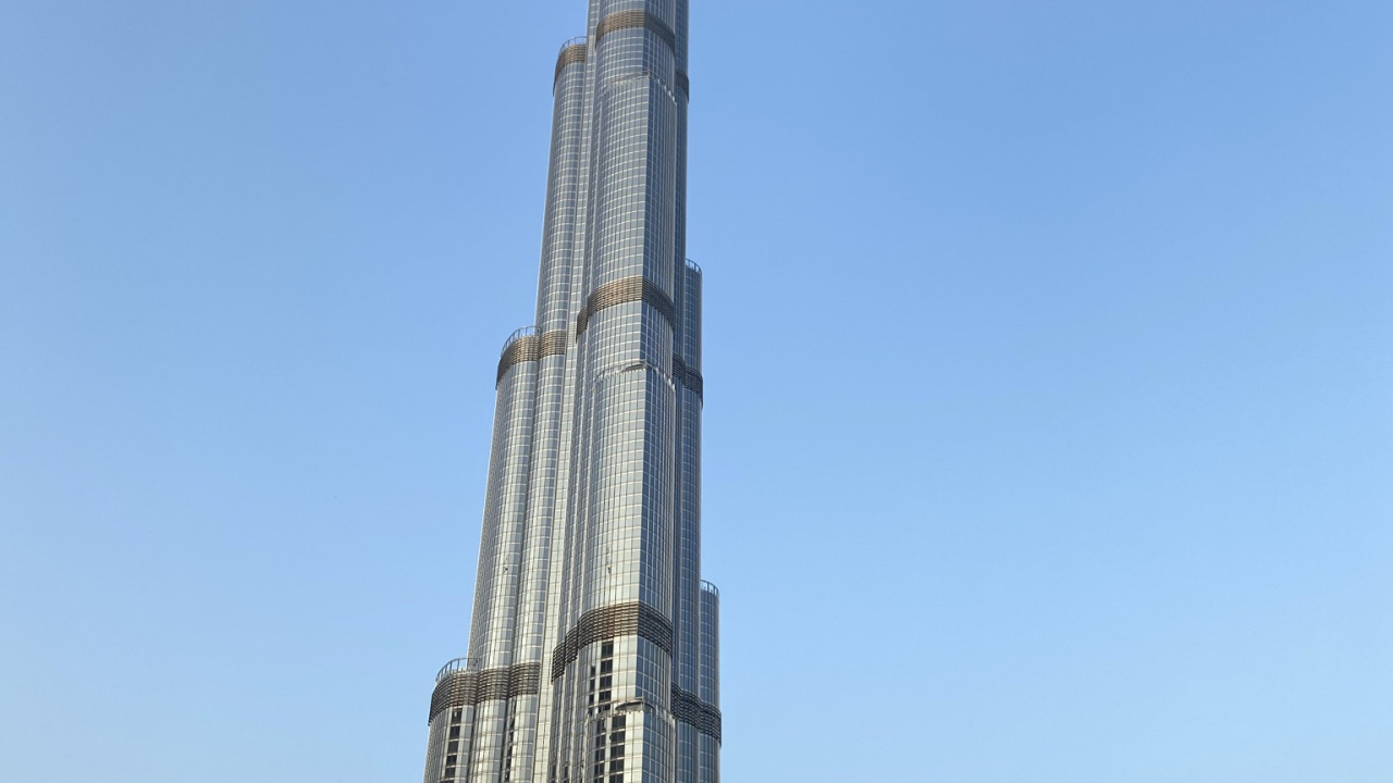 Dubaï, Burj Khalifa, Gratte-ciel, National Historic Landmark, Tour de Bloc. Wallpaper in 1280x720 Resolution
