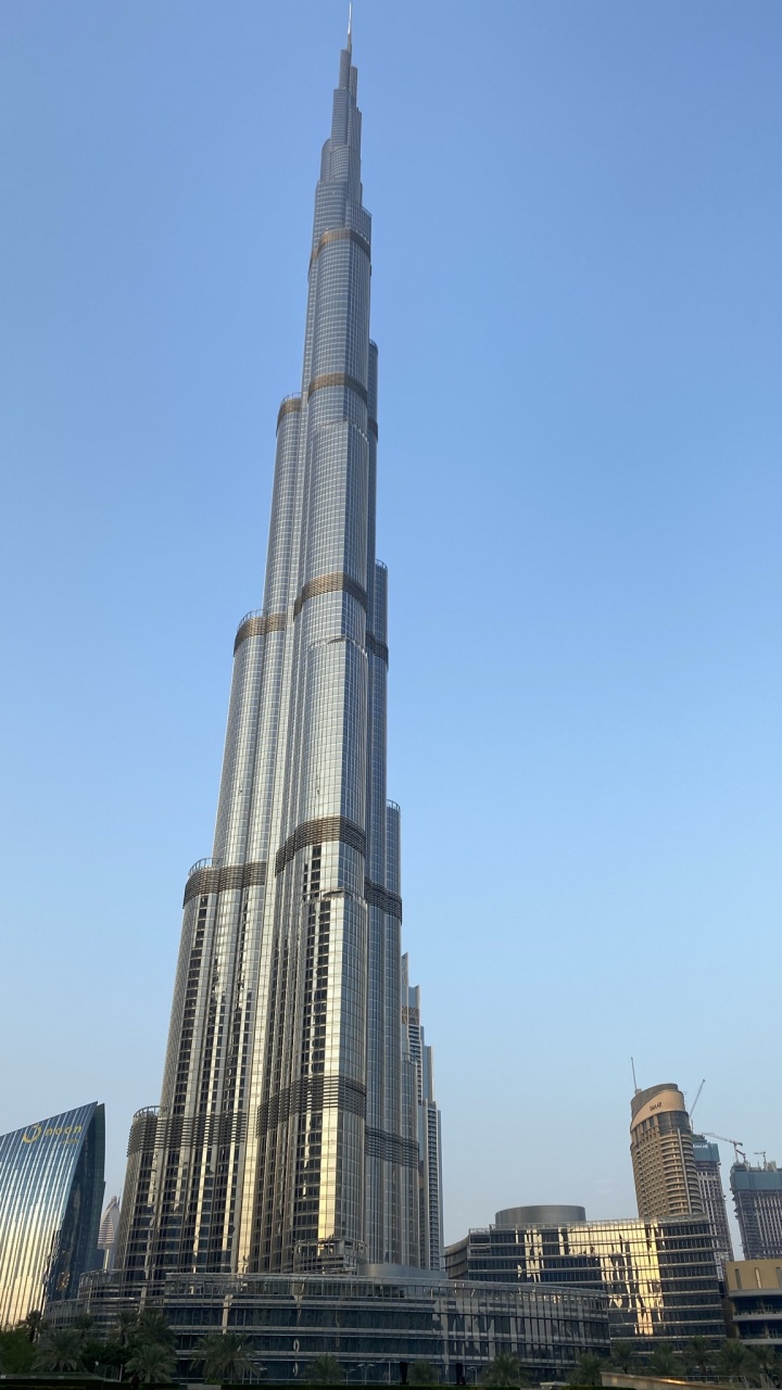 Dubai, Burj Khalifa, Wolkenkratzer, National Historic Landmark, Tower Block. Wallpaper in 720x1280 Resolution