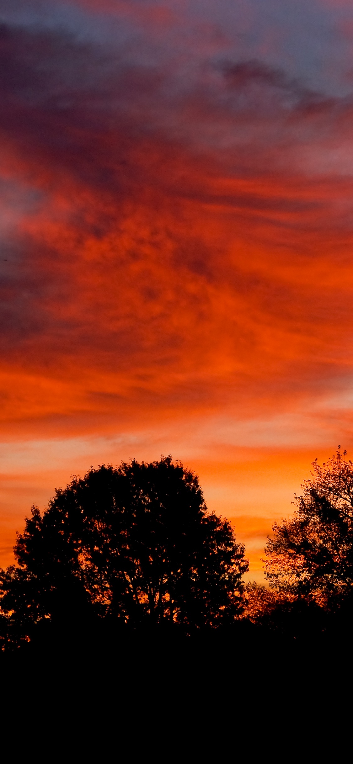 Sunset, Afterglow, Cloud, Nature, Sunrise. Wallpaper in 1125x2436 Resolution