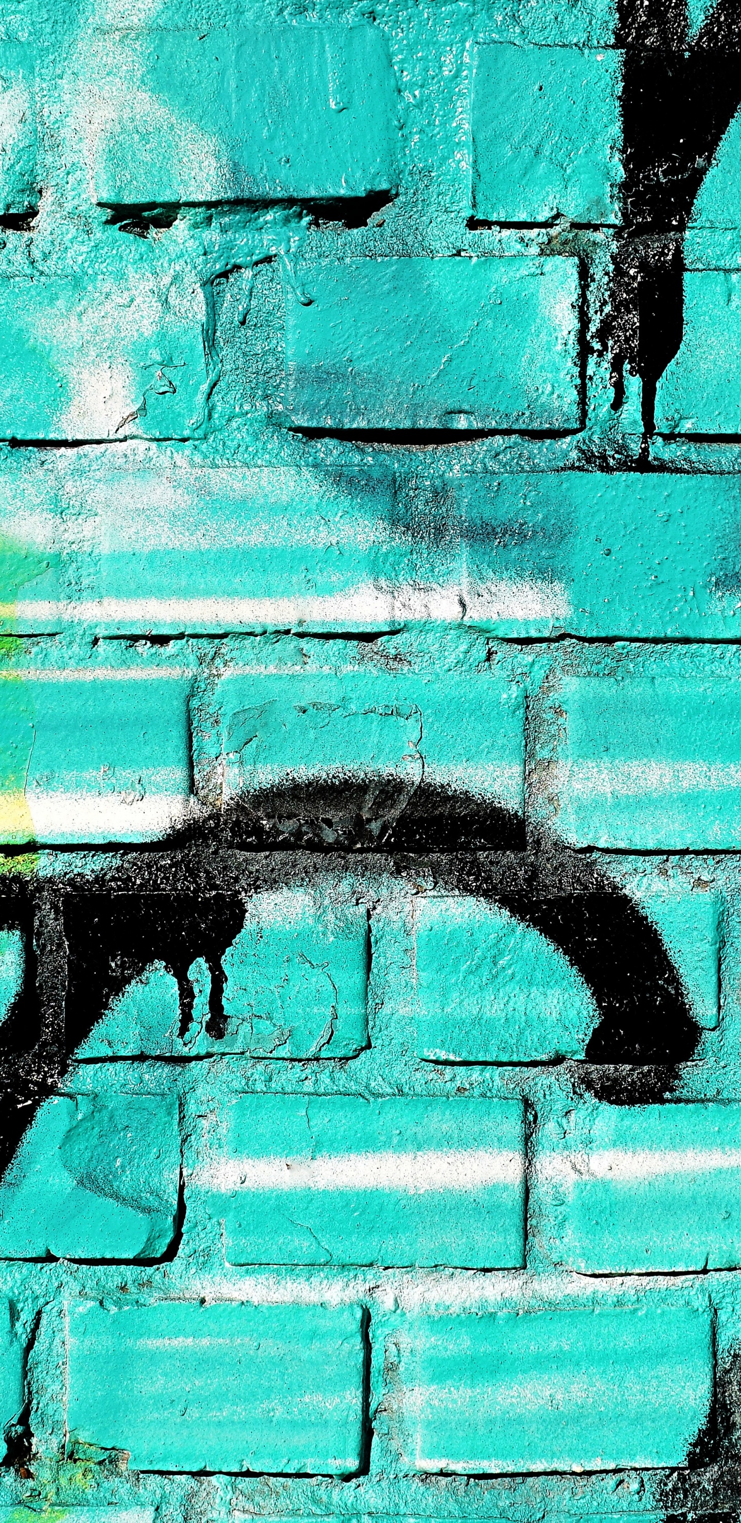 Pared de Ladrillo Rojo y Blanco. Wallpaper in 1440x2960 Resolution