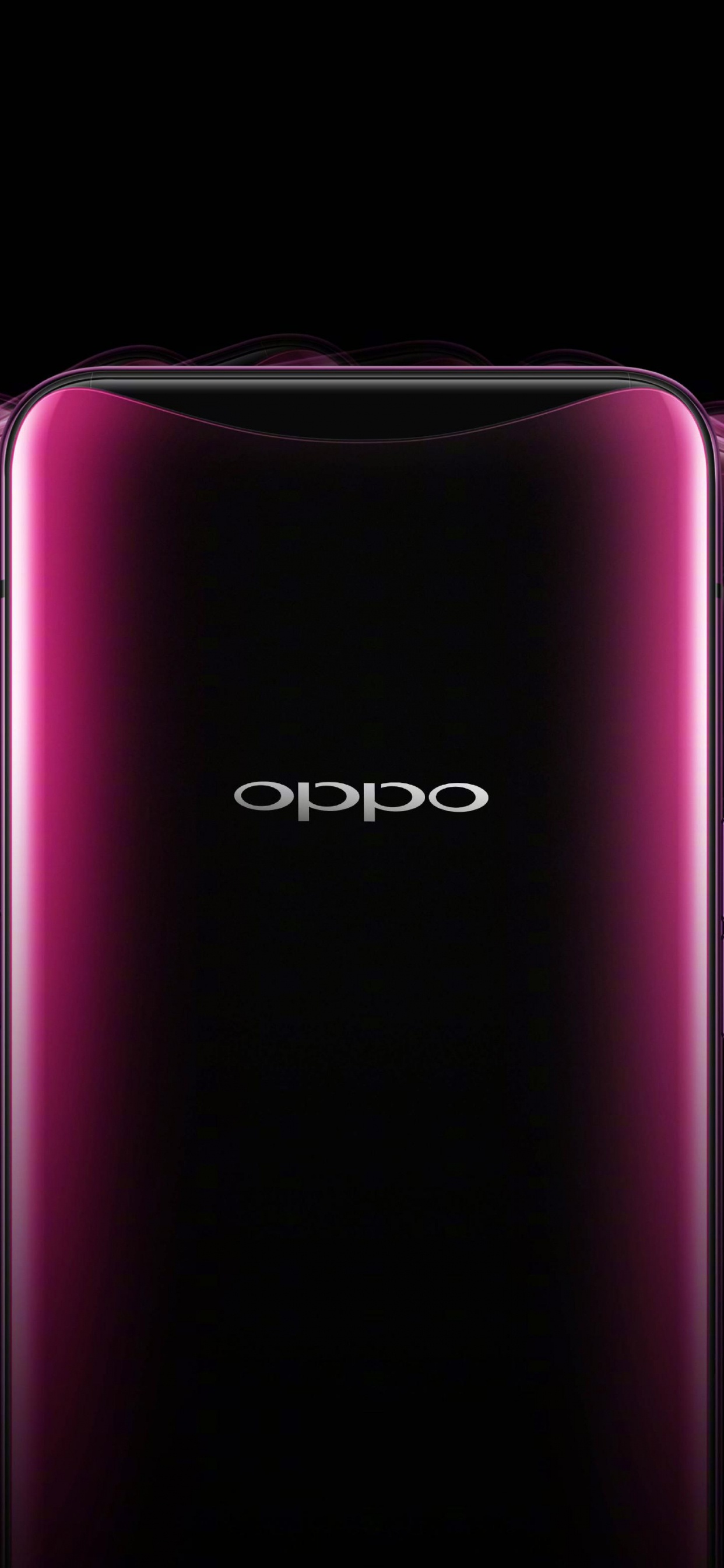 Oppo Find X, Smartphone, OPPO, Red, Purple. Wallpaper in 1242x2688 Resolution