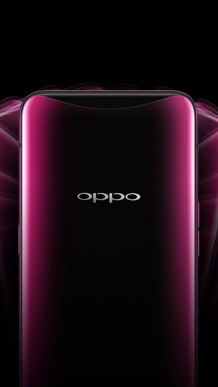 Oppo Find X, Smartphone, OPPO, Red, Purple. Wallpaper in 720x1280 Resolution
