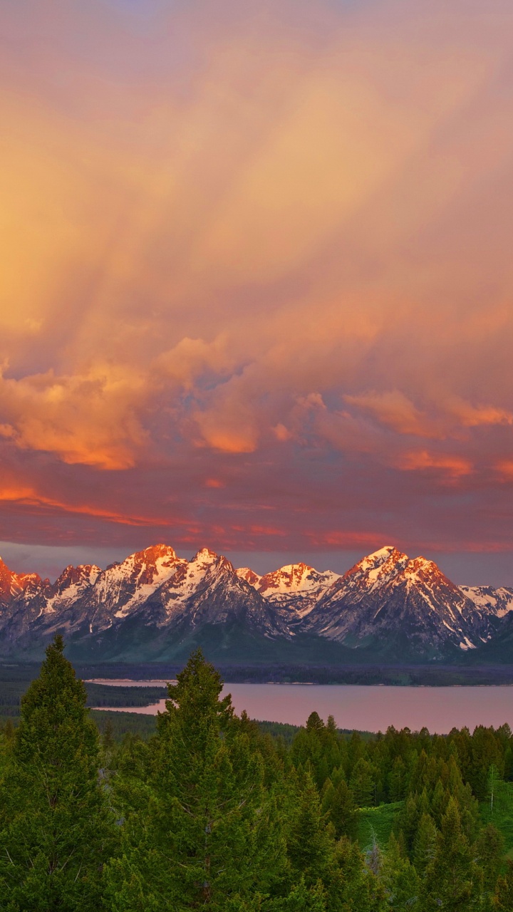 山的莫兰, 大顿, 约塞米蒂国家公园, 公园, 性质 壁纸 720x1280 允许