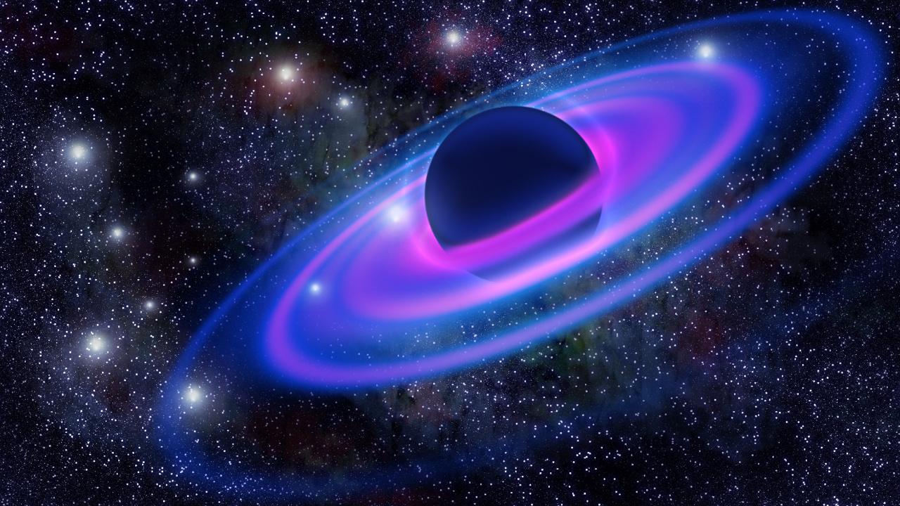 Purple and Blue Galaxy Illustration. Wallpaper in 1280x720 Resolution